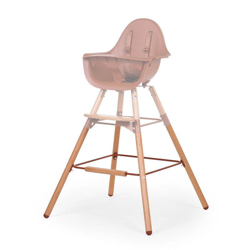 Evolu Extra Set Lange Beine + Fu&szlig;st&uuml;tze - Holz - Rost