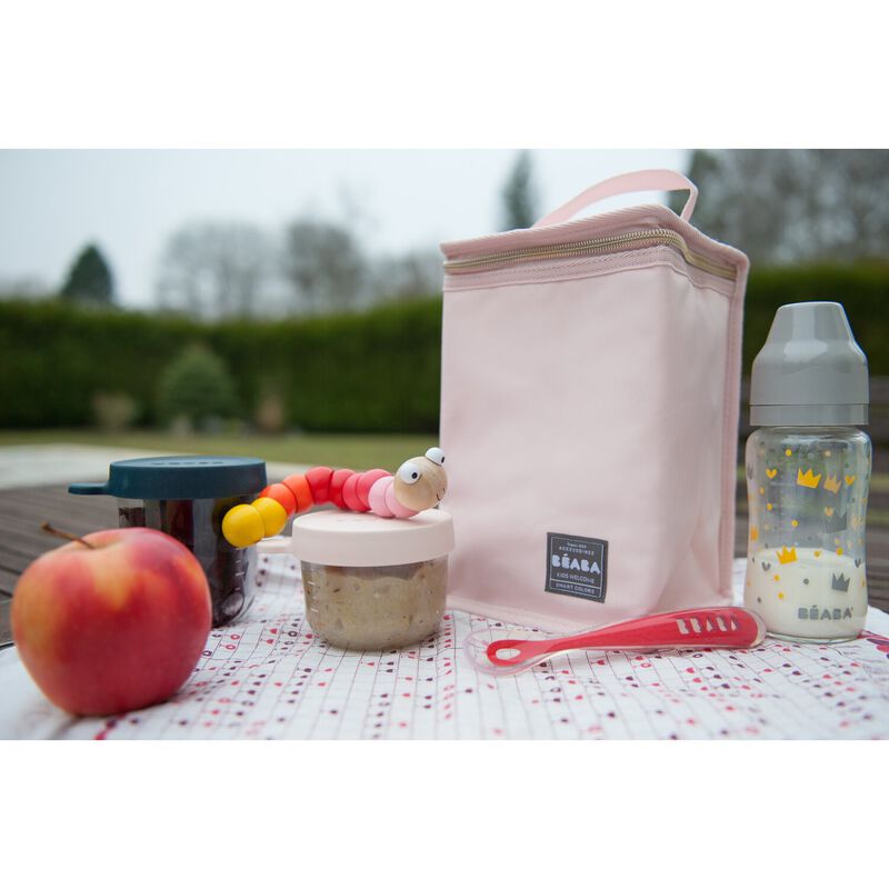 Coffret 2 portions verre 150 ml pink et 250 ml dark blue