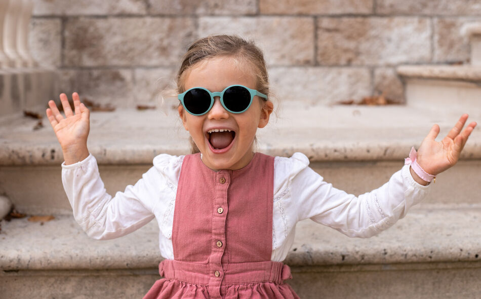 Sunglasses 4-6 years sunrise sage green 