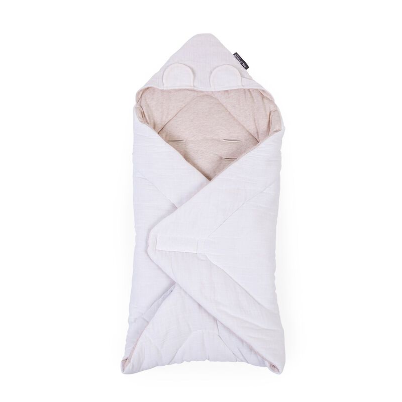 Baby Wrapper Universal - 75x75 Cm - Jersey Melange Beige / M