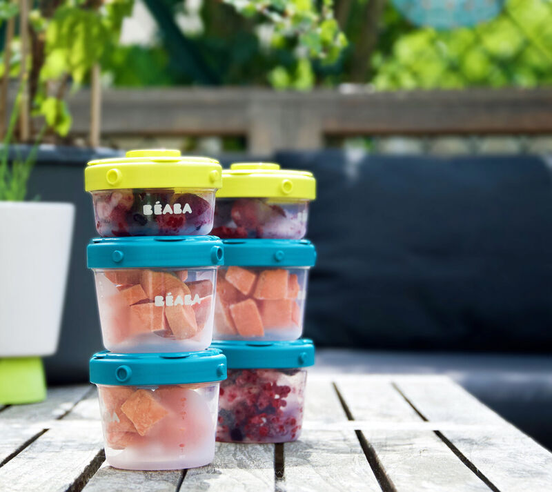 2nd stage 6 portion interlocking set 200 ml neon