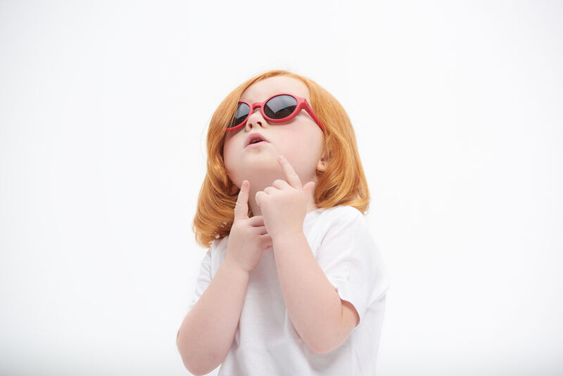 Sunglasses 2-4 years merry poppy red