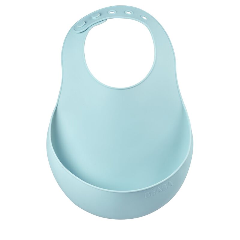 Silicone bib airy green
