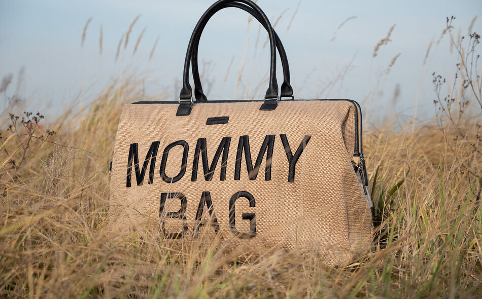 Mommy Bag &reg; Wickeltasche - Raffia look
