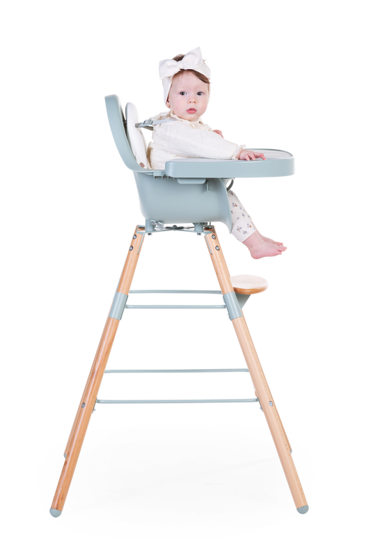 Evolu Extra Set Long Legs + Footrest - Wood - Mint