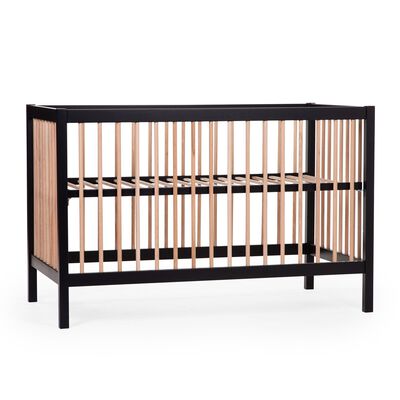 COT 97 - Baby bed - 120x60Cm &ndash; Black Natural