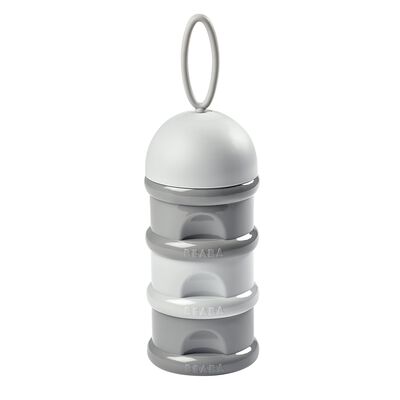 Stackable milk dispenser box grey 