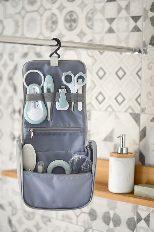 Neceser beb&eacute; green blue