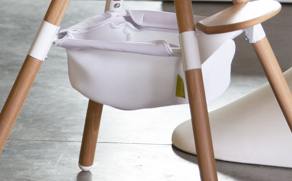 Evolu Korb Sandwich Mesh - Wei&szlig;