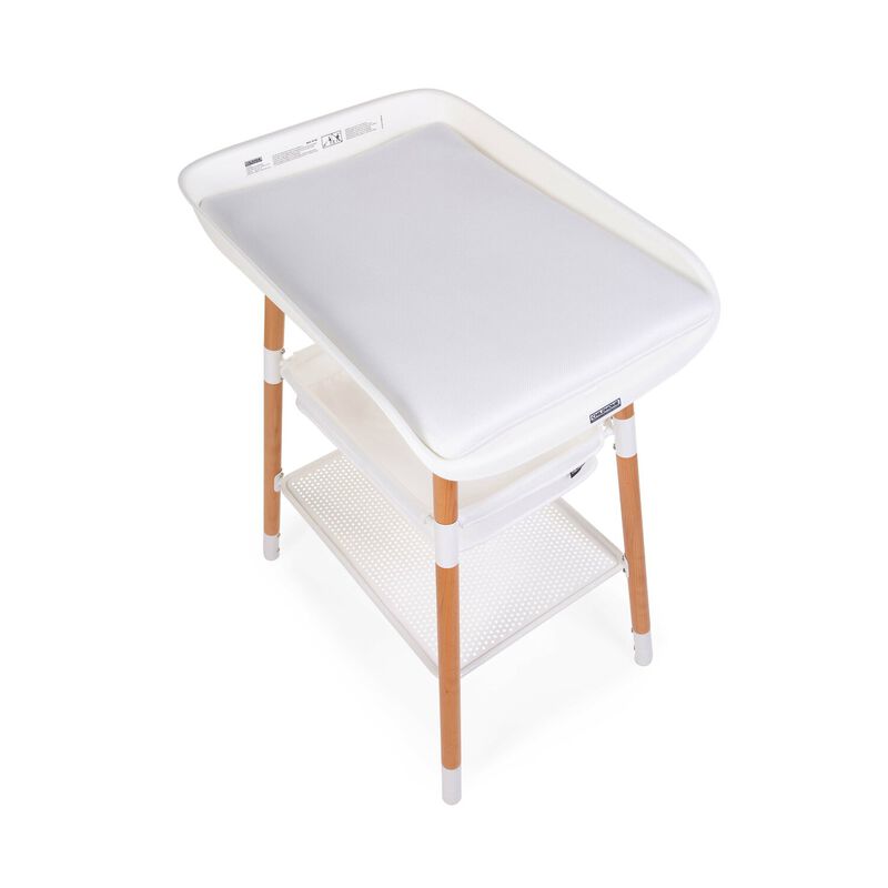 Evolux Changing Table - Natural White