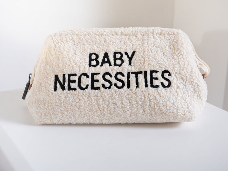 Baby Necessities Toiletry Bag - Teddy - Off White