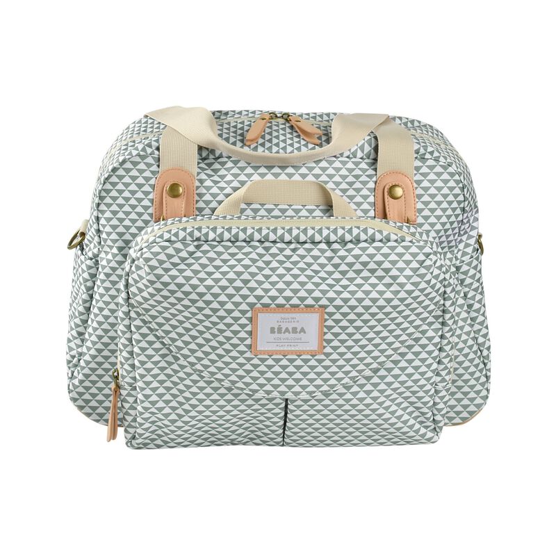 Sac &agrave; langer Gen&egrave;ve II Play Print sage green