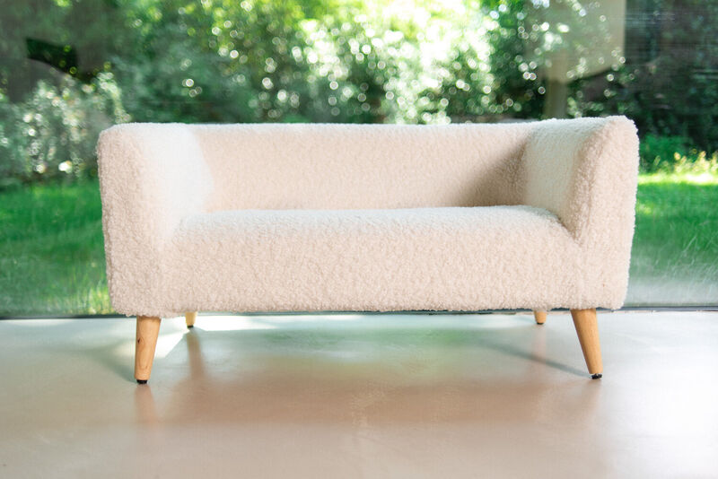 Kids Bench - Teddy - Off White