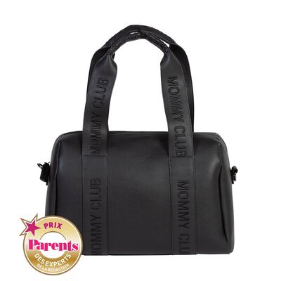 Mommy Club  Nursery Bag - Signature - Vegan Leather - Black