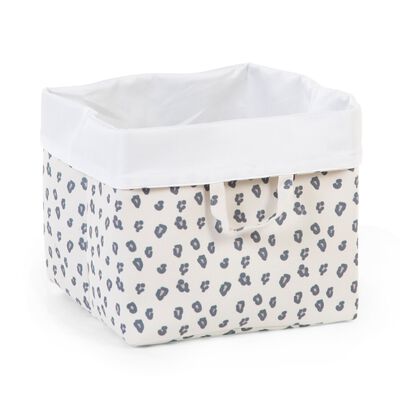 Storage Basket - 32x32x29 Cm - Canvas - Leopard