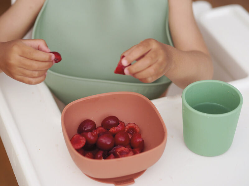 4-piece silicone dinner set mineral 