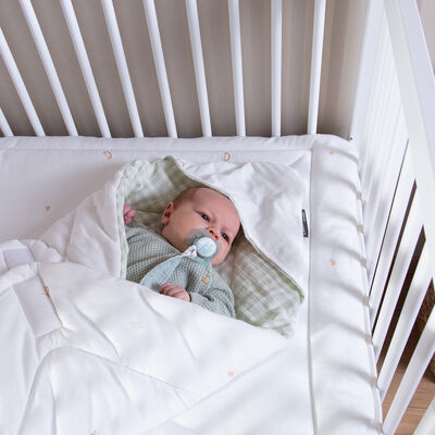 Playpen 97 + Wheels - 95x75 Cm - Wood &ndash; White