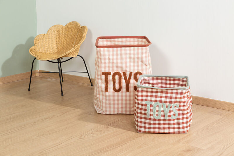 Panier De Rangement - 30X35X30 Cm - Vichy