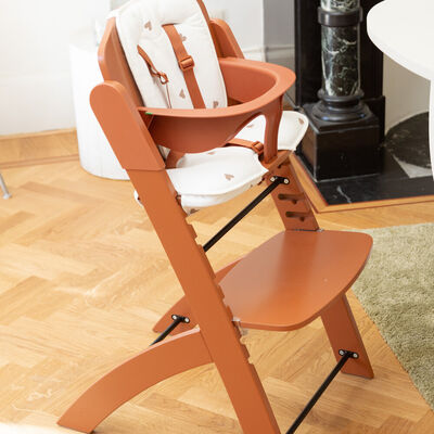 EVOSIT High Chair + Feeding Tray - Rust