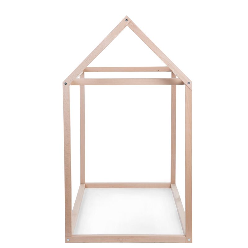 Hausbett - 70x140 Cm - Holz - Naturell