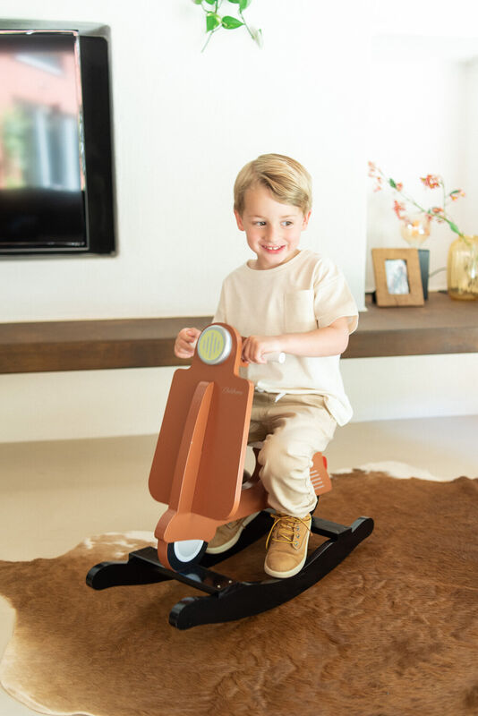 Rocking Scooter - MDF - Rust Black