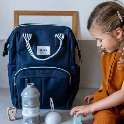 Stackable milk dispenser box grey 