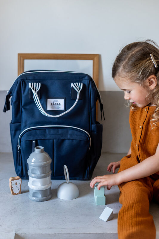 Stackable milk dispenser box grey 