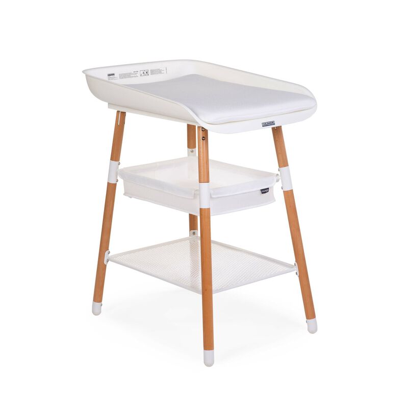 Evolux Changing Table - Natural White