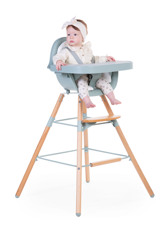 Evolu Extra Set Long Legs + Footrest - Wood - Mint