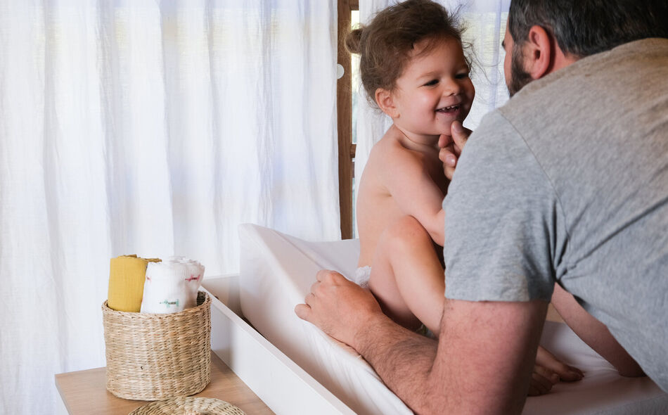 Sofalange&reg; tilted changing mat