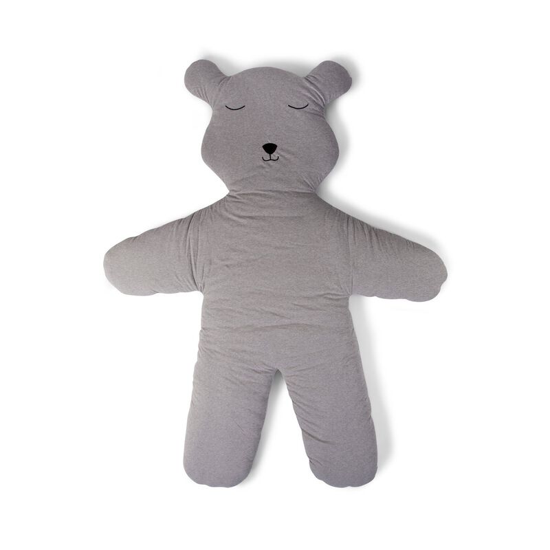 Tapis D'&Eacute;veil Teddy Bear - 150 Cm - Jersey - Gris