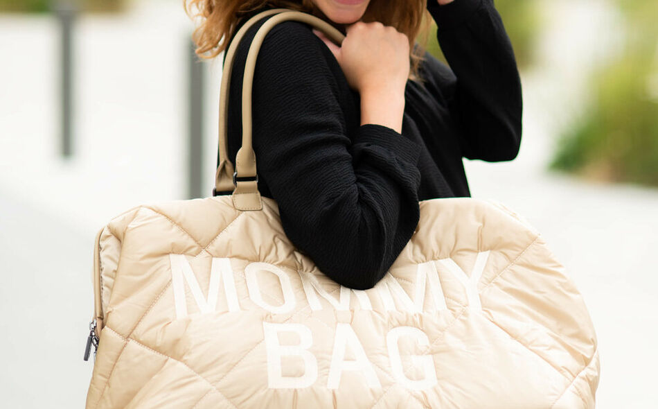 Mommy Bag &reg; Wickeltasche - Gesteppt - Beige