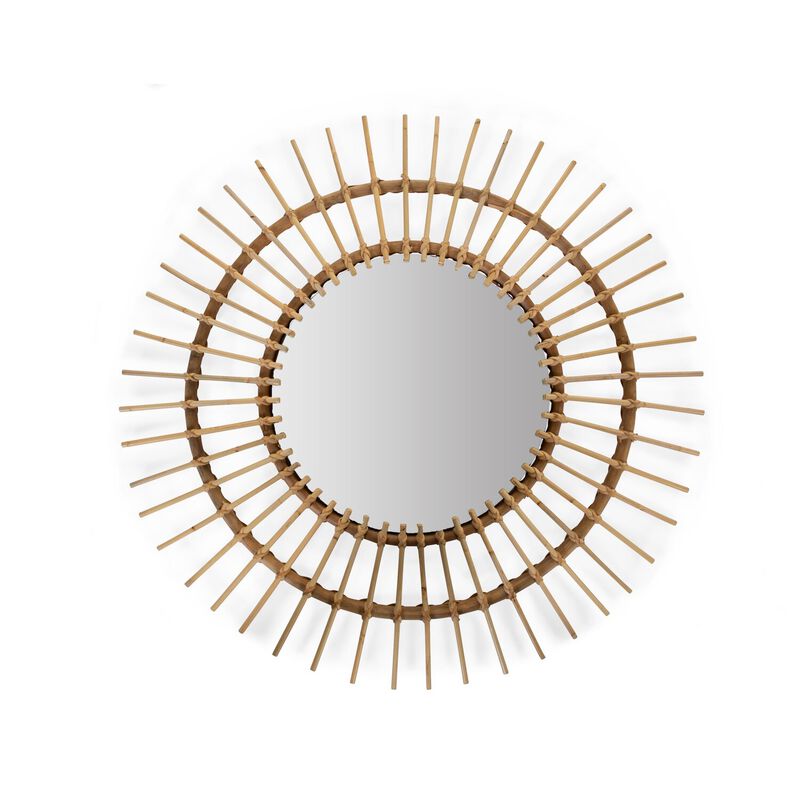 Rattan Mirror - Aura - 90 Cm