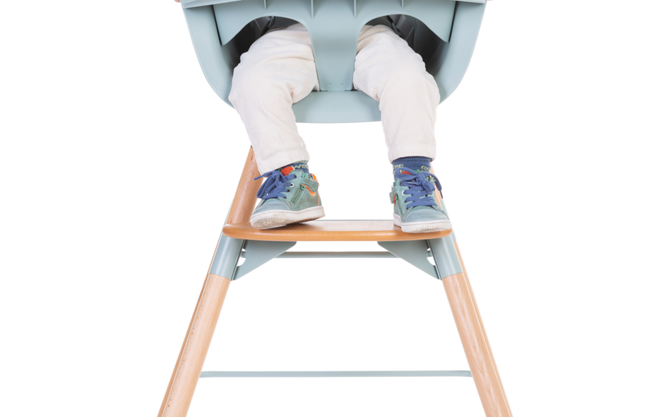 Evolu Extra Set Long Legs + Footrest - Wood - Mint