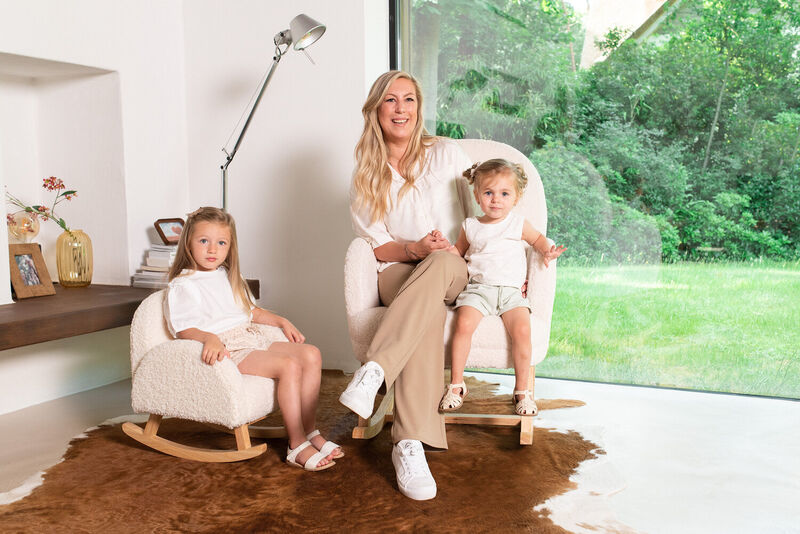 Rocking Chair - Teddy - Off White