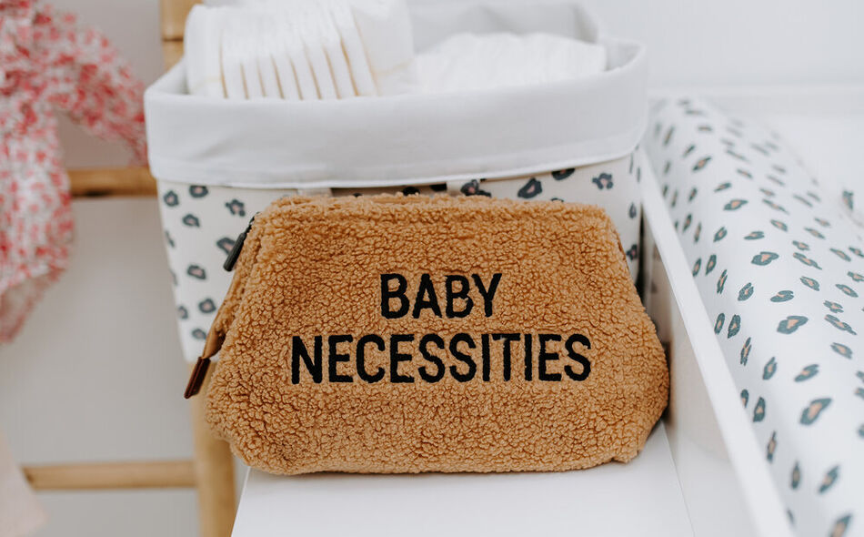 Baby Necessities Toiletry Bag - Teddy Brown