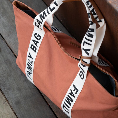 Family Bag Nursery Bag - Signature - Canvas - Terracotta