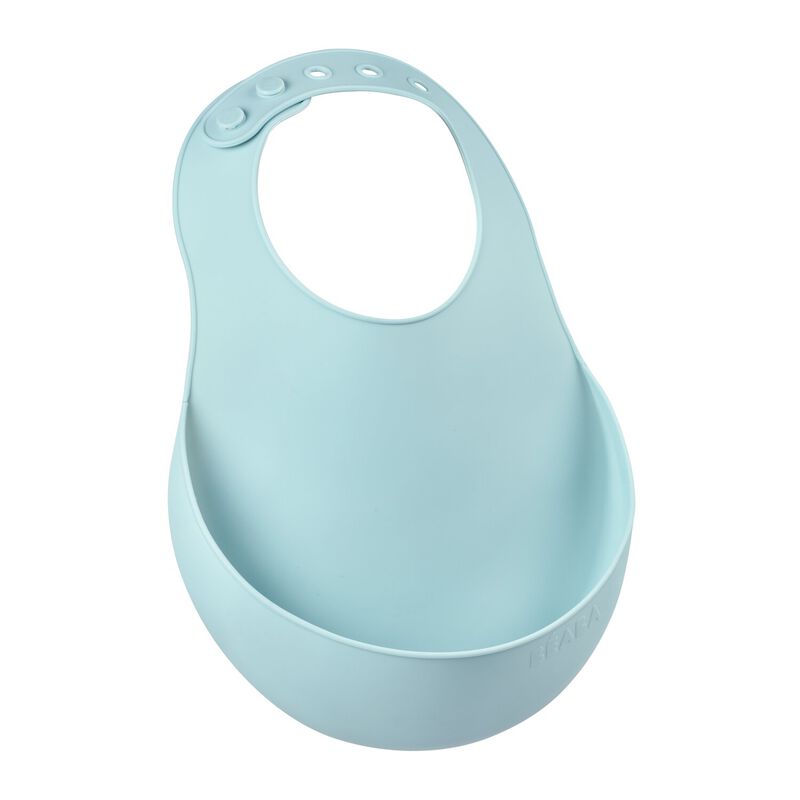 Silicone bib airy green
