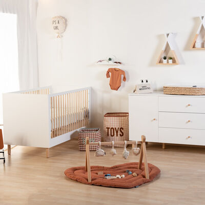 Wonder White - Chest - 3 Drawers + 1 Door + Changing Unit