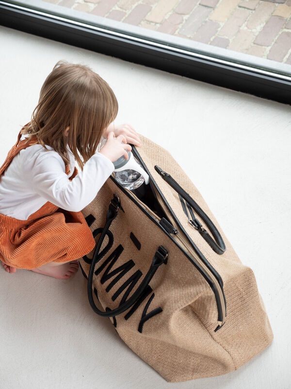 Mommy Bag &reg; Wickeltasche - Raffia look