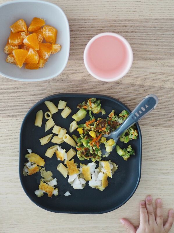 4-piece silicone dinner set night-blue