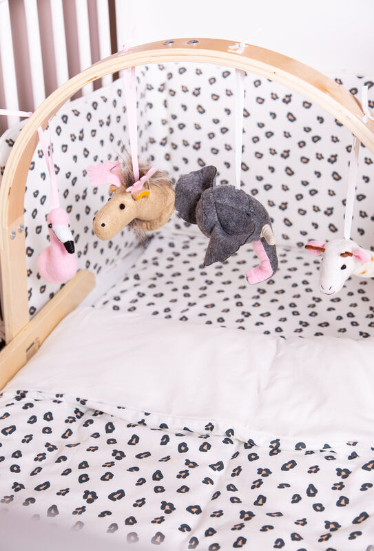 Arche B&eacute;b&eacute; Universel Rond - Bois - Naturel