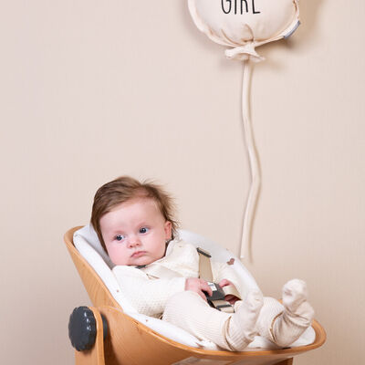 Evolu Newborn Seat Cushion - Jersey - Hearts