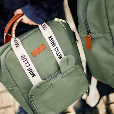 Mini Club Kids Backpack - Signature - Canvas - Green 