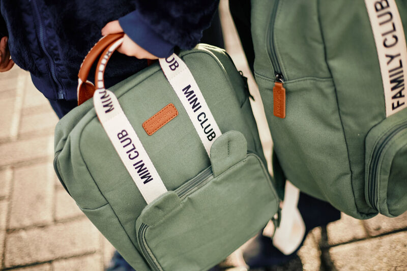 Mini Club Kids Backpack - Signature - Canvas - Green 
