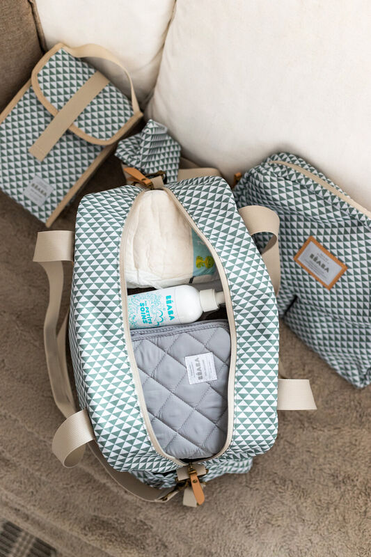 Sac &agrave; langer Gen&egrave;ve II Play Print sage green