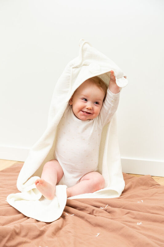 Cape De Bain + Gant - 80x80 Cm - Muslin / Terry Teddy