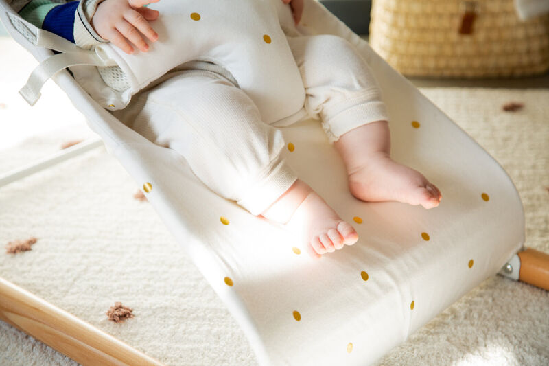 Evolux Bouncer Cover - Jersey - Gold Dots