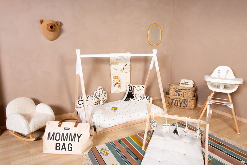 Tipi Bed - 70x140 Cm - Wood - Natural White