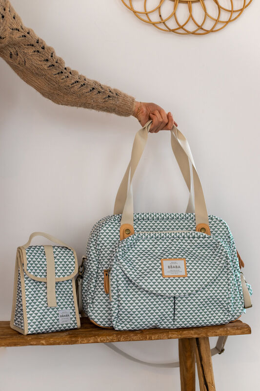 Sac &agrave; langer Gen&egrave;ve II Play Print sage green